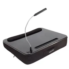 Sofia + Sam Lap Desk with USB Light and Tablet Slot - Black