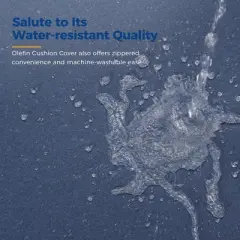 Heynemo Aluminum Outdoor Patio Furniture Set, Outdoor Sectional Metal Sofa with 5'' Cushion and Coffee Table for Balcony, Garden