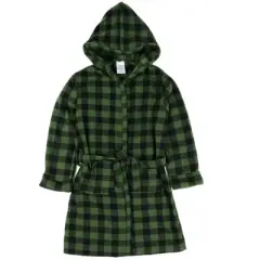 Leveret Kids Fleece Hooded Robe