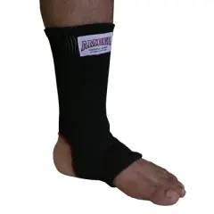 Amber Fight Gear Nylon Ankle Wraps Open Heel Design for Superior Support and Comfort