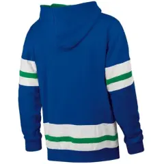 NHL Hartford Whalers Men's Vintage Lace Up Fleece Hooded Sweatshirt