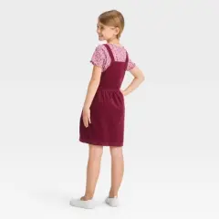 Girls' Corduroy Skirtall - Cat & Jack&trade; Red