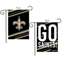 Briarwood Lane New Orleans Saints Slogan Garden Flag NFL Licensed