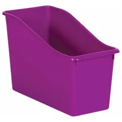Teacher Created Resources&reg; Purple Plastic Book Bin, Pack of 6