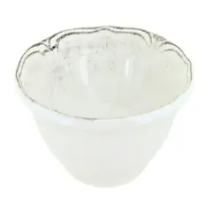 Blue Rose Polish Pottery Country Chic Dessert Bowl