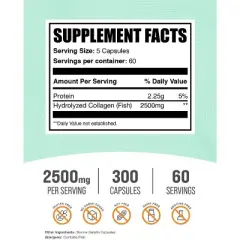 BulkSupplements Marine Collagen (Fish) Capsules