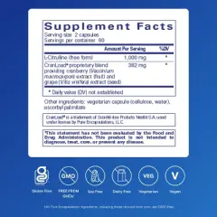 Pure Encapsulations Nitric Oxide Ultra (Capsules) - Supports Nitric Oxide Production - With L-Citrulline & CranLoad Cranberry Extract