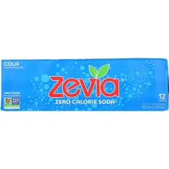 Zevia Zero Calorie Soda - 12 oz each (24 Count)