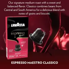 Lavazza Espresso Variety Pack of Aluminum Capsules Compatible with Nespresso* Original Machines, Contains Light, Medium, and Dark Roast (60 Capsules)