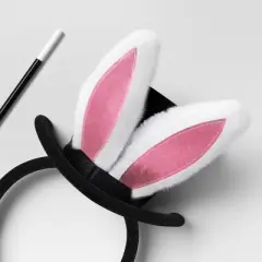 Kids' Magician Bunny Halloween Costume Accessory Set - Hyde and EEK! Boutique&trade;: Wand & Hat