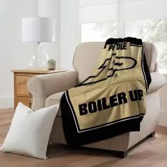 NCAA Purdue Boilermakers 46''x60'' Leadership Micro Throw Blanket