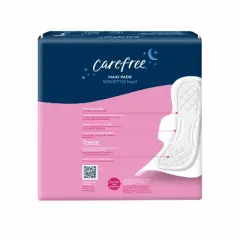 Carefree Maxi Overnight Pads with Wings - 28ct