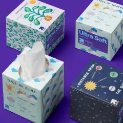 Ultra Soft Facial Tissue - Back-to-School Designs - up&up&trade;