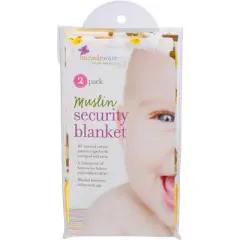 MiracleWare  Muslin Security Blanket - 2pk