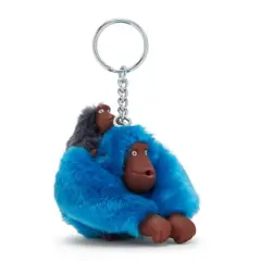 Kipling Mom and Baby Sven Monkey Keychain