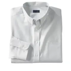 KS Signature by KingSize Men's Big & Tall  Wrinkle-Free Oxford Dress Shirt