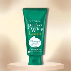 Shiseido Senka Perfect Whip Low Ph Calming Cica Facial Foam | a skin-friendly cleanser that is gentle on sensitive skin. - (3.52 oz)