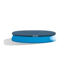 Intex 15' x 12" Round Debris Cover with Rope Tie for Easy Set Above Ground Swimming Pool, Accessory Only, Pool Not Included, Blue