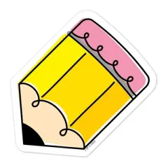 Creative Teaching Press&reg; Core D&eacute;cor Doodle Pencil 3" Designer Cut-Outs, 36 Per Pack, 3 Packs