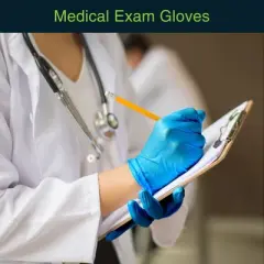 FifthPulse Bulk Blue Nitrile Exam Gloves, Perfect for Cleaning, Cooking & Medical Uses