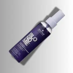 Schwarzkopf Professional BlondMe Bond Repair Purple Spray Conditioner | Neutralize Yellow & Brassy Tones | Strengthen Repair - (5.0 oz)