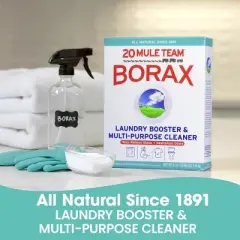 Mule Team Borax All Natural Detergent Booster & Multi-Purpose Household Cleaner - 65oz