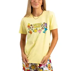 Little Miss Adult Juniors Sleepwear Set with Short Sleeve Tee and Sleep Pants
