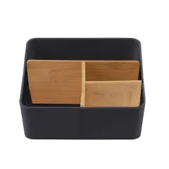 Thinkspace 4 Compartment Storage Black