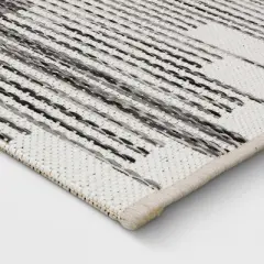 Graphic Steps Outdoor Rug Black - Project 62&trade;