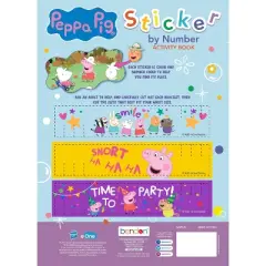Peppa Pig Sticker - by Number Book
