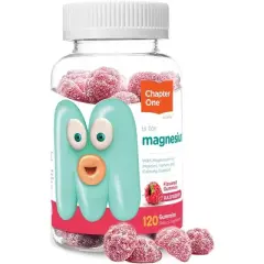 Chapter One by Zahler Great-Tasting Flavored Magnesium Gummies for Kids - 60 Count, Certified Kosher
