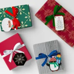 100ct Christmas Tie-On Gift Tags Classic Icons Multi-Pack - Wondershop&trade;