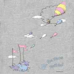 Women's Dr. Seuss Oh The Places You'll Go Scene T-Shirt