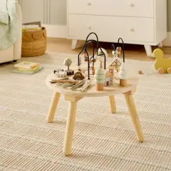 Kids' Wood Toy Activity Play Table - Hearth & Hand&trade; with Magnolia: Creative Thinking, Iron & Wood, 18 Months+