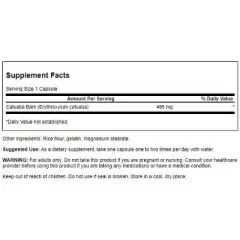 Swanson Herbal Supplements Full Spectrum Catuaba Bark 465 mg 120 Caps