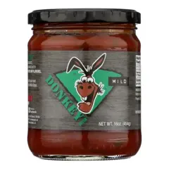 Donkey Chips Mild Salsa - Case of 6/16 oz
