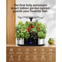 Hydroponic Growing System Indoor Garden 12 Pods, Indoor Herb Garden with 36W LED Full-Spectrum Plant Grow Light