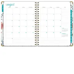 Global Printed Products Hardcover AY 2025-2026 Fashion Planner - 8.5"x11" (Colorful Botanicals)