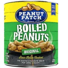 Peanut Patch Boiled Peanuts Duo &ndash; 2 Hot & Spicy (25 oz) + 2 Original (25 oz) Can