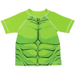 Marvel Avengers Rash Guard and Swim Trunks Outfit Set Toddler to Little Kid