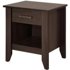 Passion Furniture Lennox 1-Drawer Nightstand (24 in. H x 18 in. W x 21 in. D)