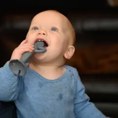 Busy Baby Silicone 2-in-1 Teether & Training Spoon