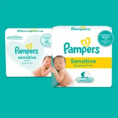 Pampers Sensitive Baby Wipes (Select Count)