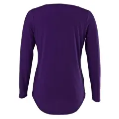 NBA Sacramento Kings Women's Long Sleeve Crew Neck Fashion T-Shirt