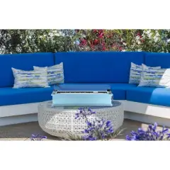 Loom X 28" Tabletop Gas Fire Pit Blossom Series - Sky - Ukiah