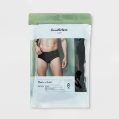 Men's Modern Briefs 6pk - Goodfellow & Co&trade; Black