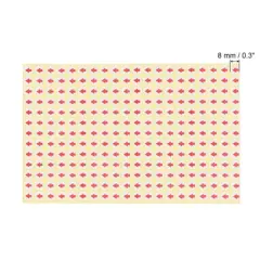 Unique Bargains Industrial Work Inspection Indicator Long Arrow Self-Adhesive Labels 0.3" Dia Red