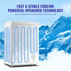 WANAI 17" Mini Chest Freezer BCBD-63