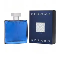 Chrome By Azzaro Men Oakmoss, Cedar, Tonka Bean, Brazilian Rosewood, Coriander Parfum Spray 3.4 Oz