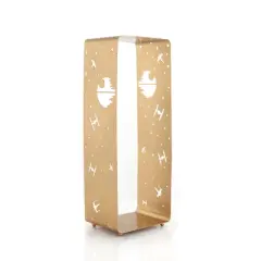 Seven20 Star Wars Gold Stamped Lantern | Battle Of The Death Star | 12 Inches Tall